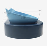 Portable Pet Feeder with Automatic Water Dispenser Highlighting the Tilted Feeder Bowl